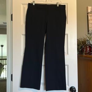 Navy blue trouser pants.